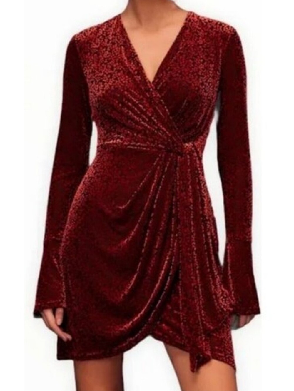 C/MEO Collective Floral Breakthrough Velvet Dress